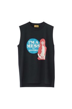 I’M A MESS HYSノースリーブ / ブラック