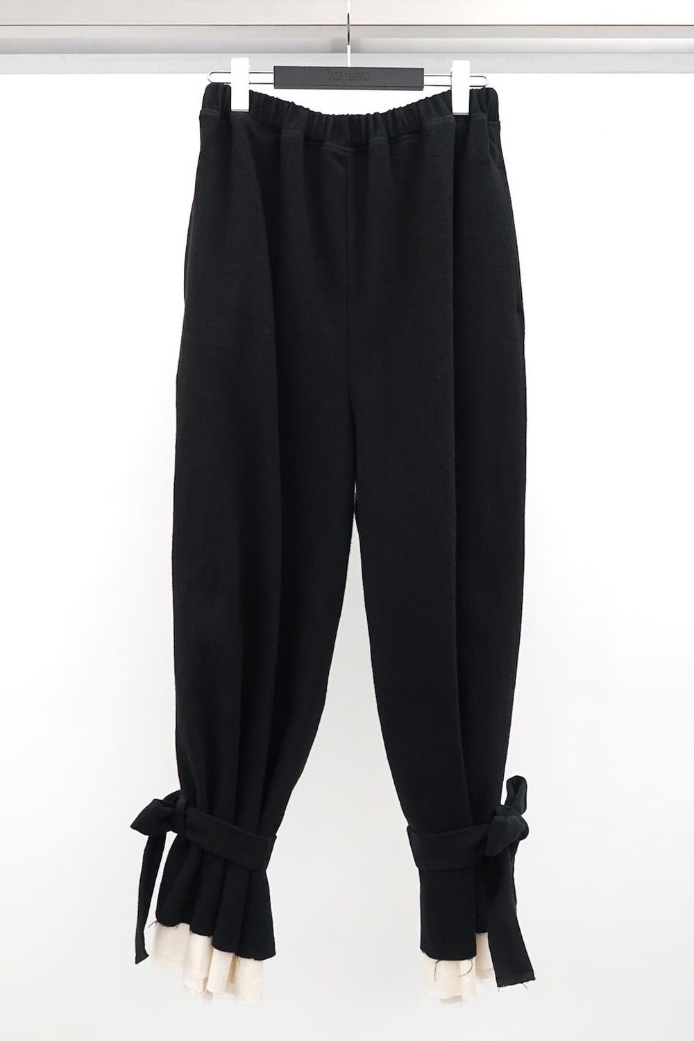 Layered Hem String Easy Pants