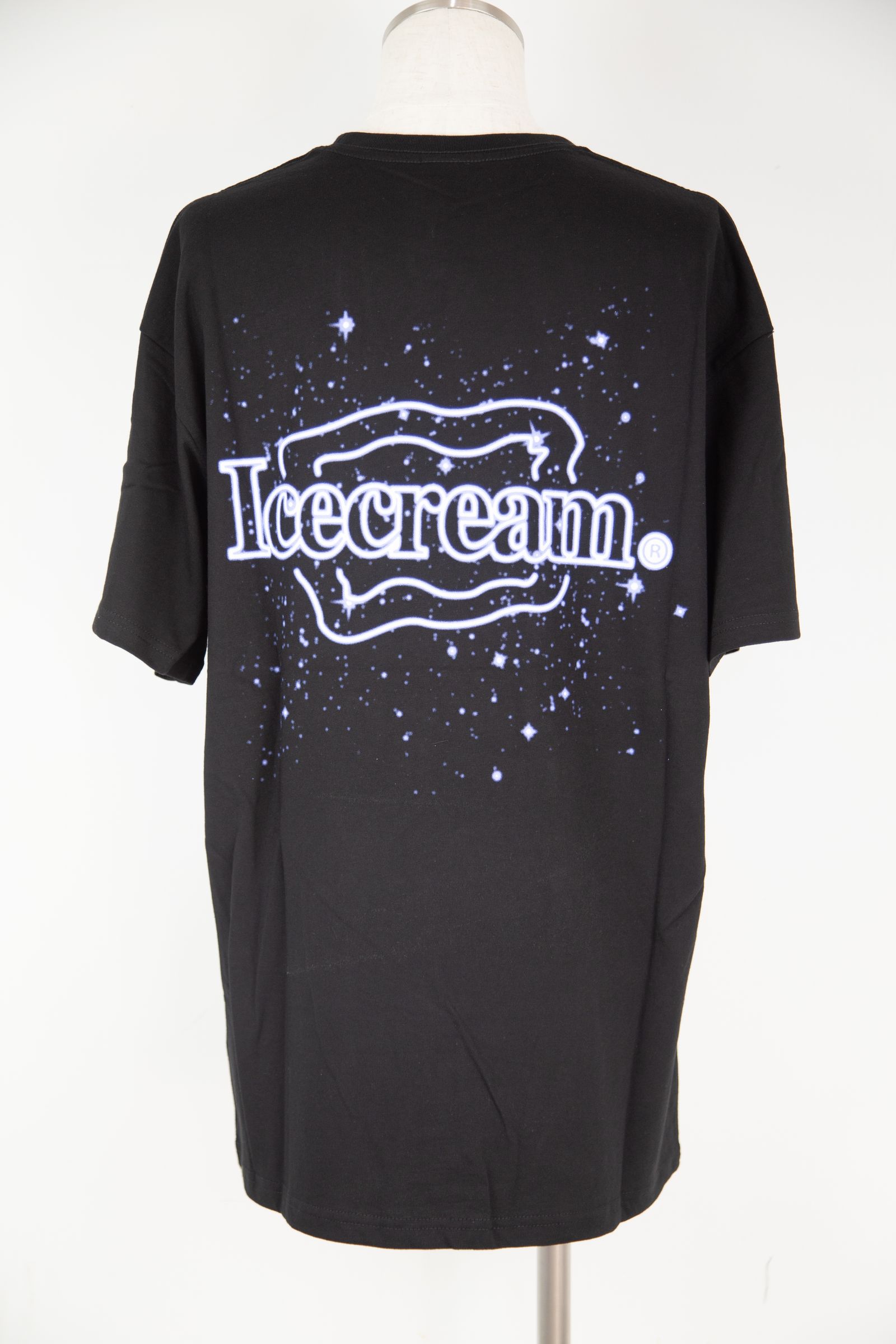 【ICECREAM】STAR CONES T-SHIRT / ブラック
