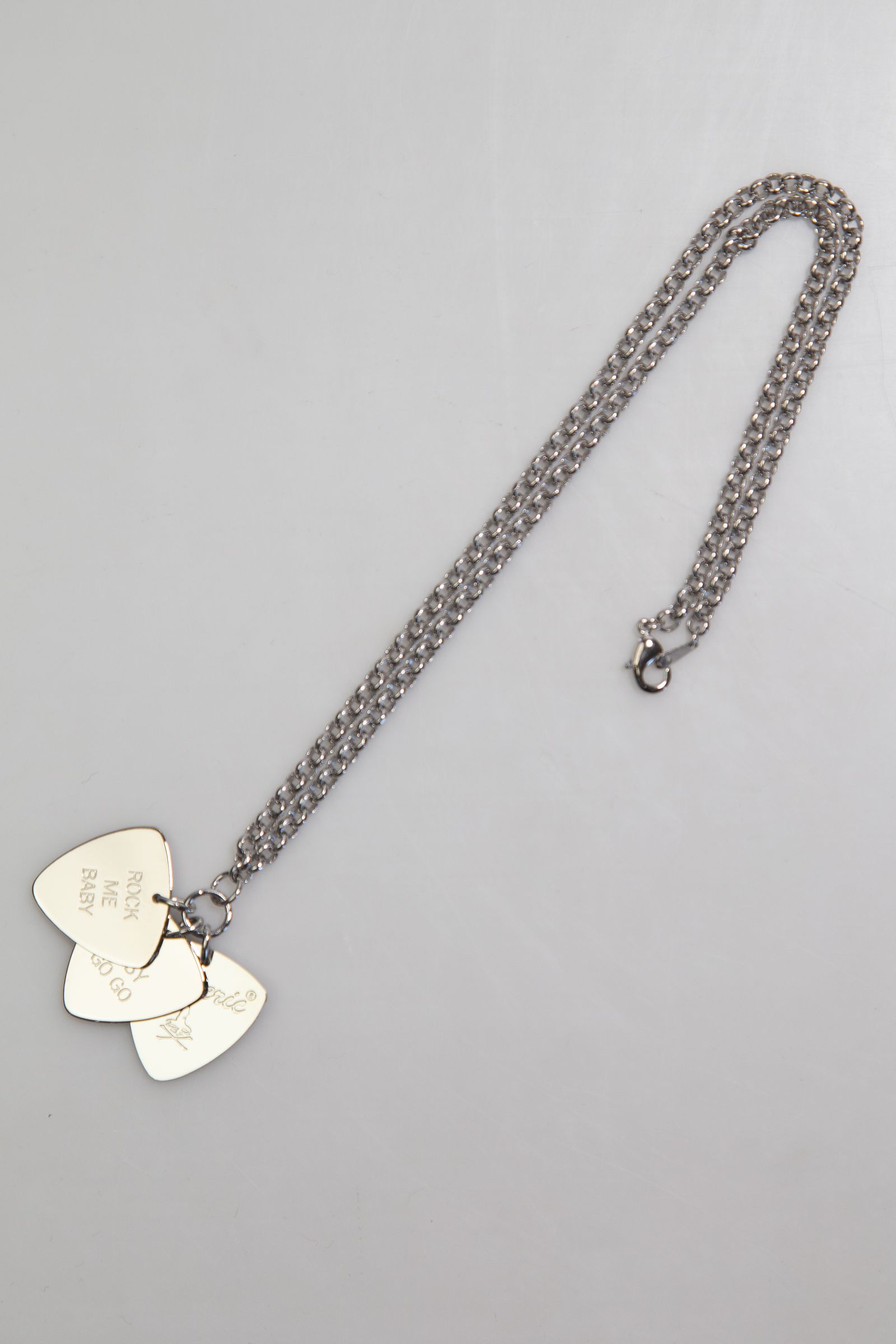 [購入は1人1点まで] WOMAN ON SKULL PICKネックレス / シルバー