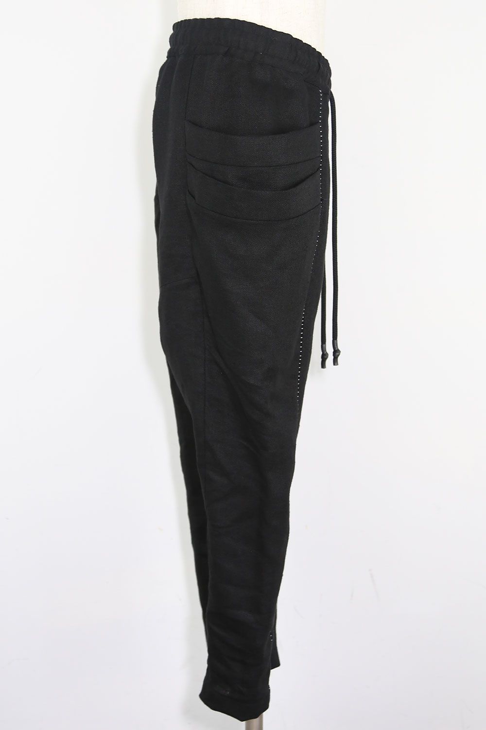 HEAVY LINEN JODHPUR / ブラック