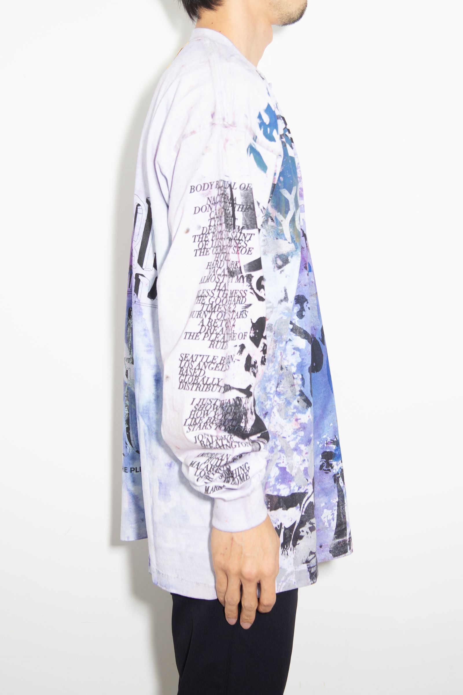 USED LS T- SHIRT  / タイダイ 1
