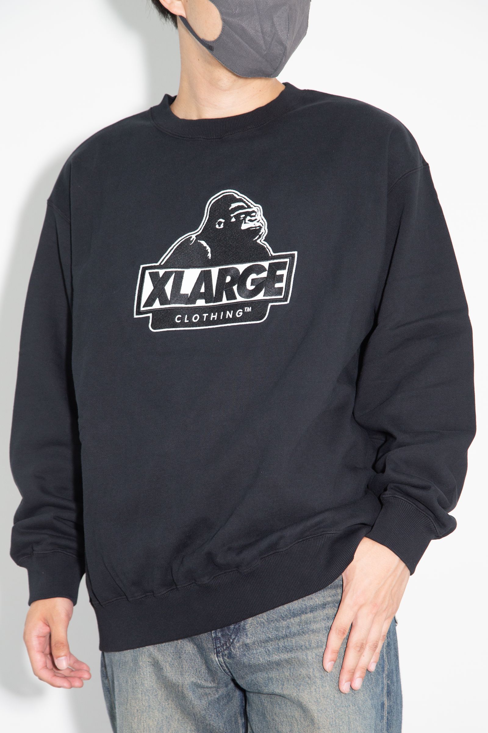 SLANTED OG CREWNECK SWEATSHIRT / ブラック