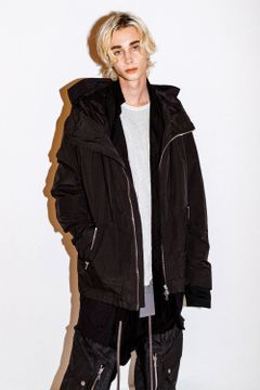 Nylon Hoodie Blouson / ブラック