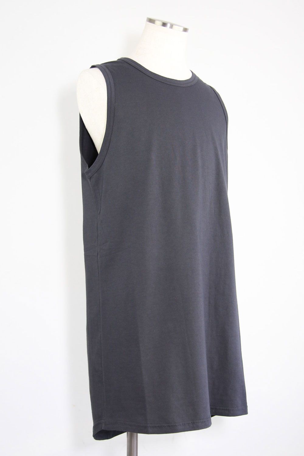 ロングタンクトップ / Long Tank Top / ダークグレー / ag-6083-1