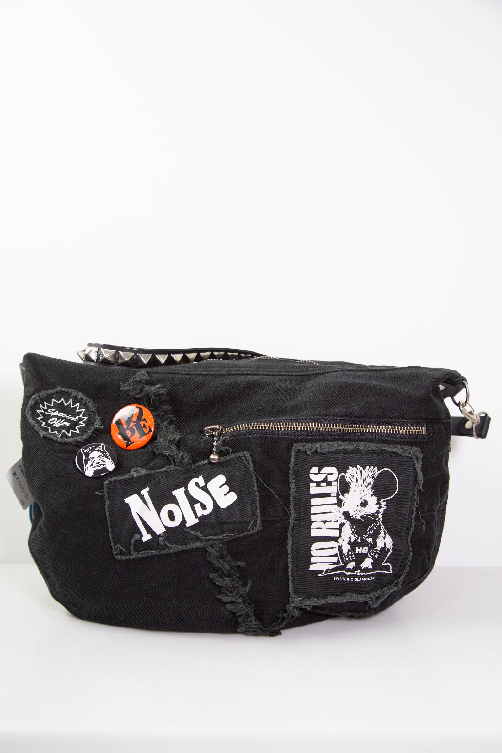 STUDSベルト ショルダーバッグ / ブラック