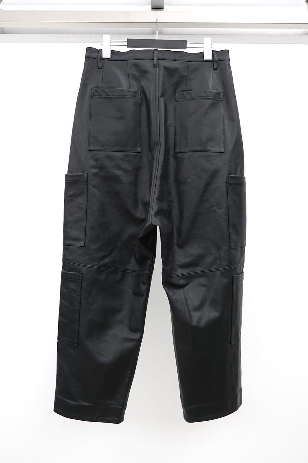 Leather Cargo Pants