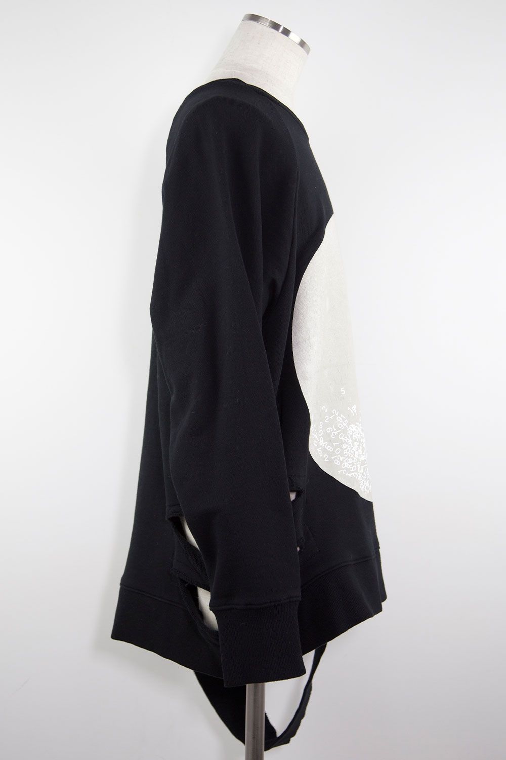 ラグランオーバーサイズトップ / RAGLAN OVER SIZE TOP / ブラック