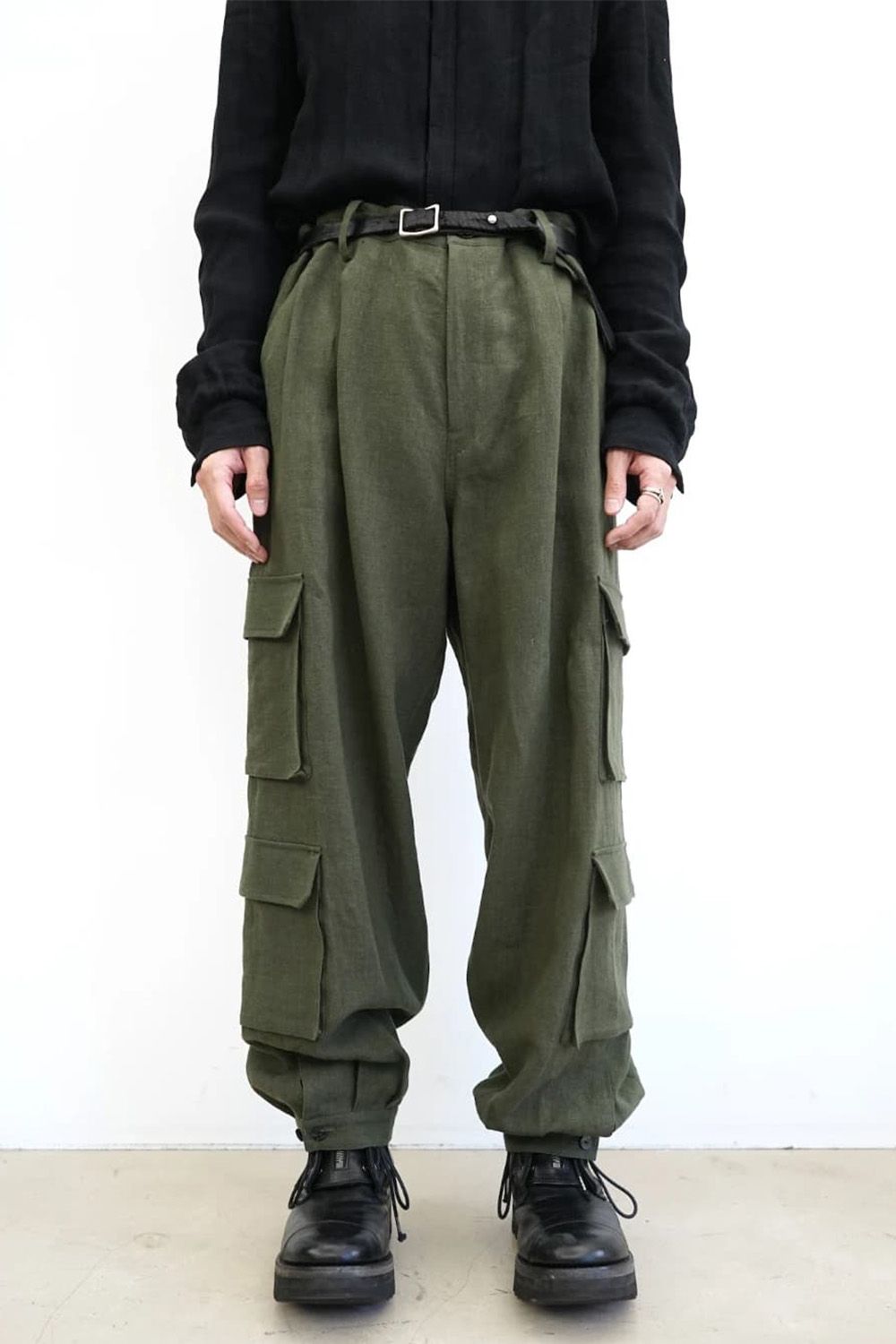 Linen Cargo Pants