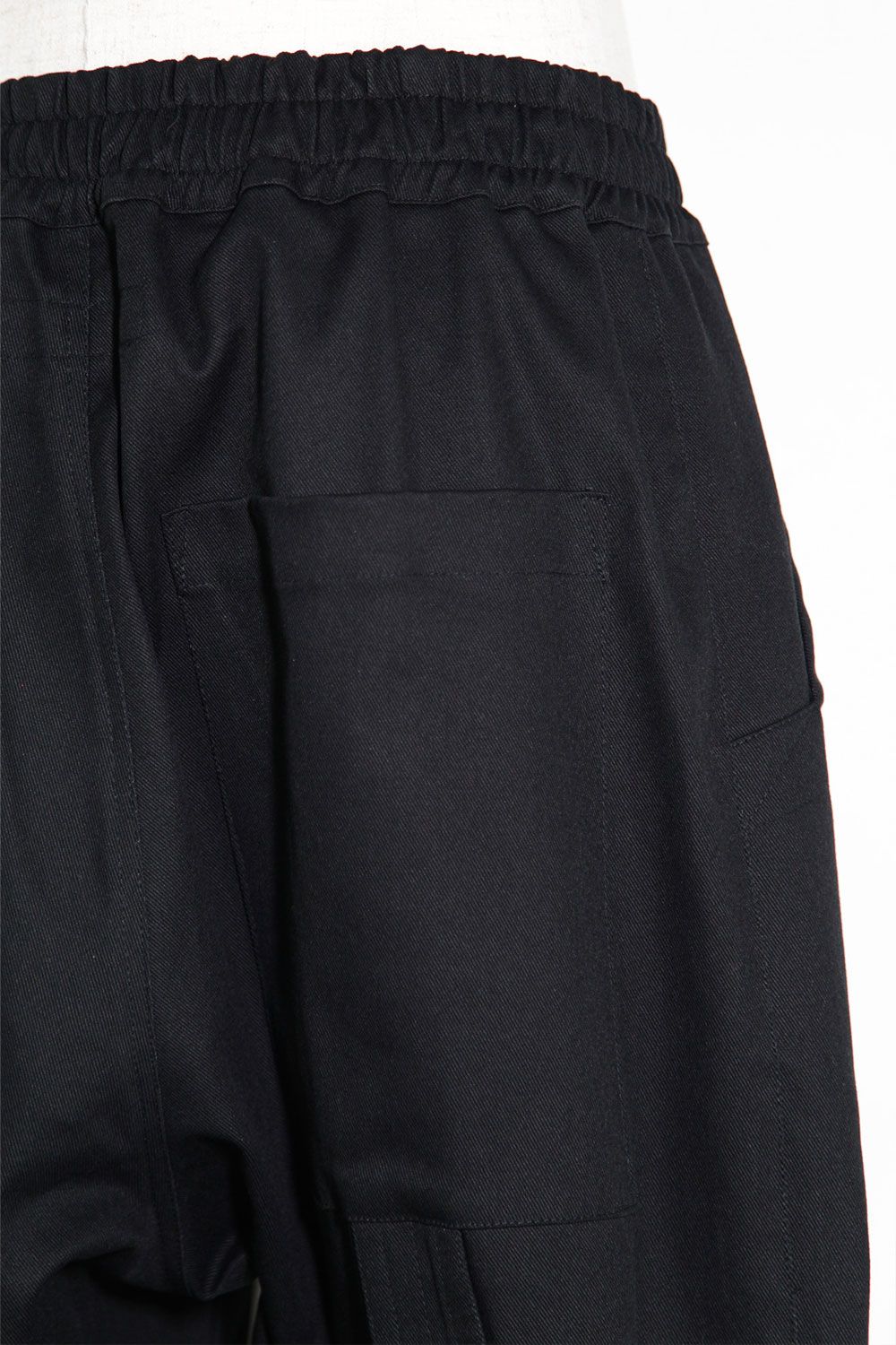 ベルトパーツワイドパンツ / Belt Parts Long Pants / ブラック
