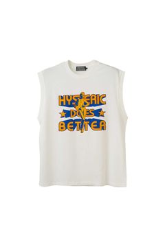 HYSTERIC DOES BETTER ノースリーブTシャツ / ホワイト