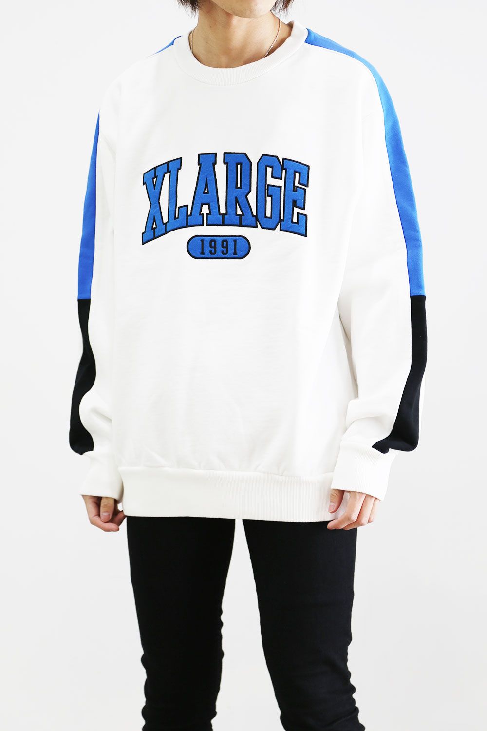 XLARGE PANELED CREWNECK SWEAT - スウェット