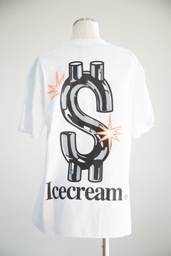 【ICECREAM】WEALTH T-SHIRT / ホワイト