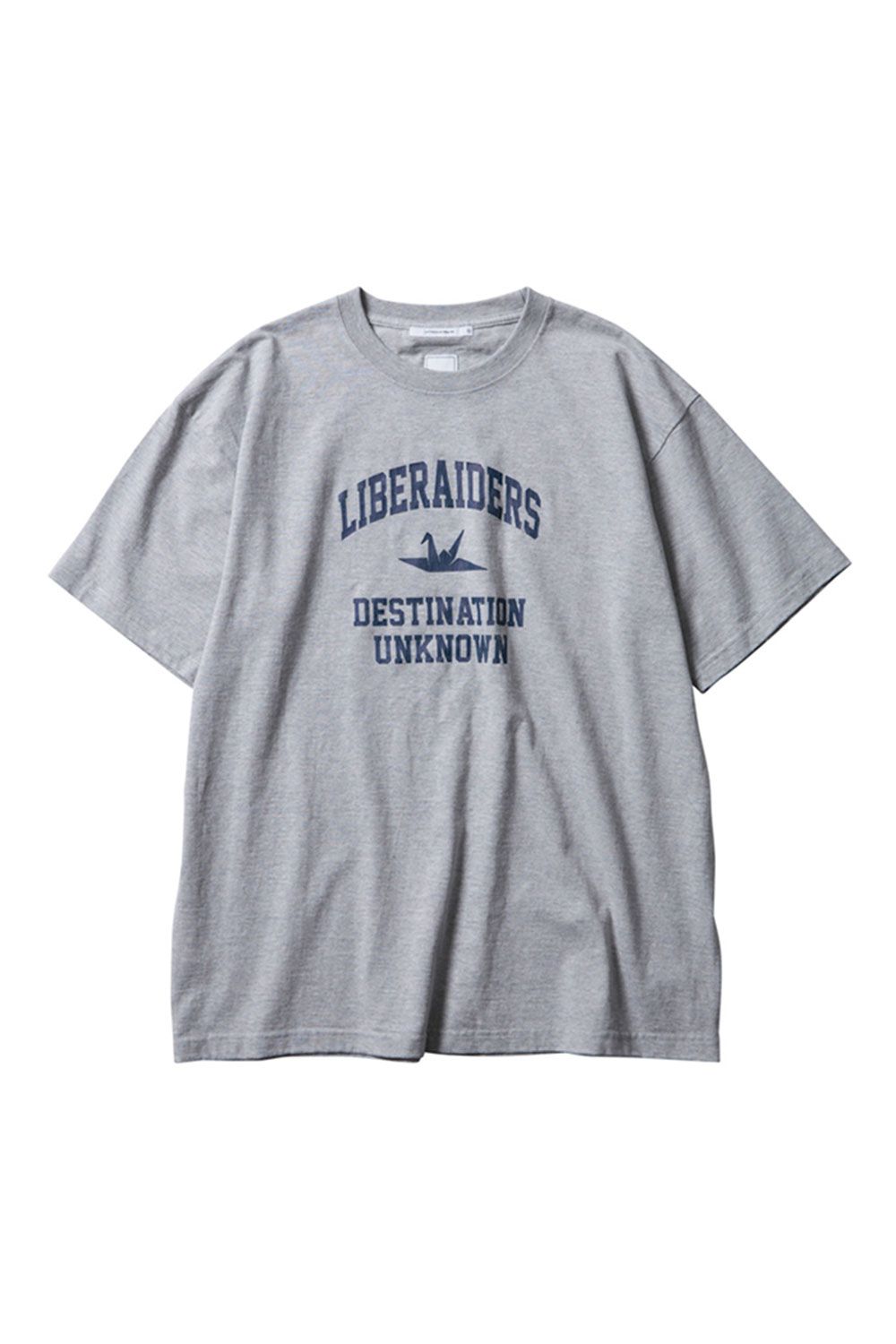 COLLEGE LOGO TEE / グレー