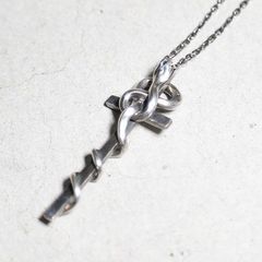 ステルスクロスネックレス / シルバー / STEALTH CROSS NECKLACE / Silver