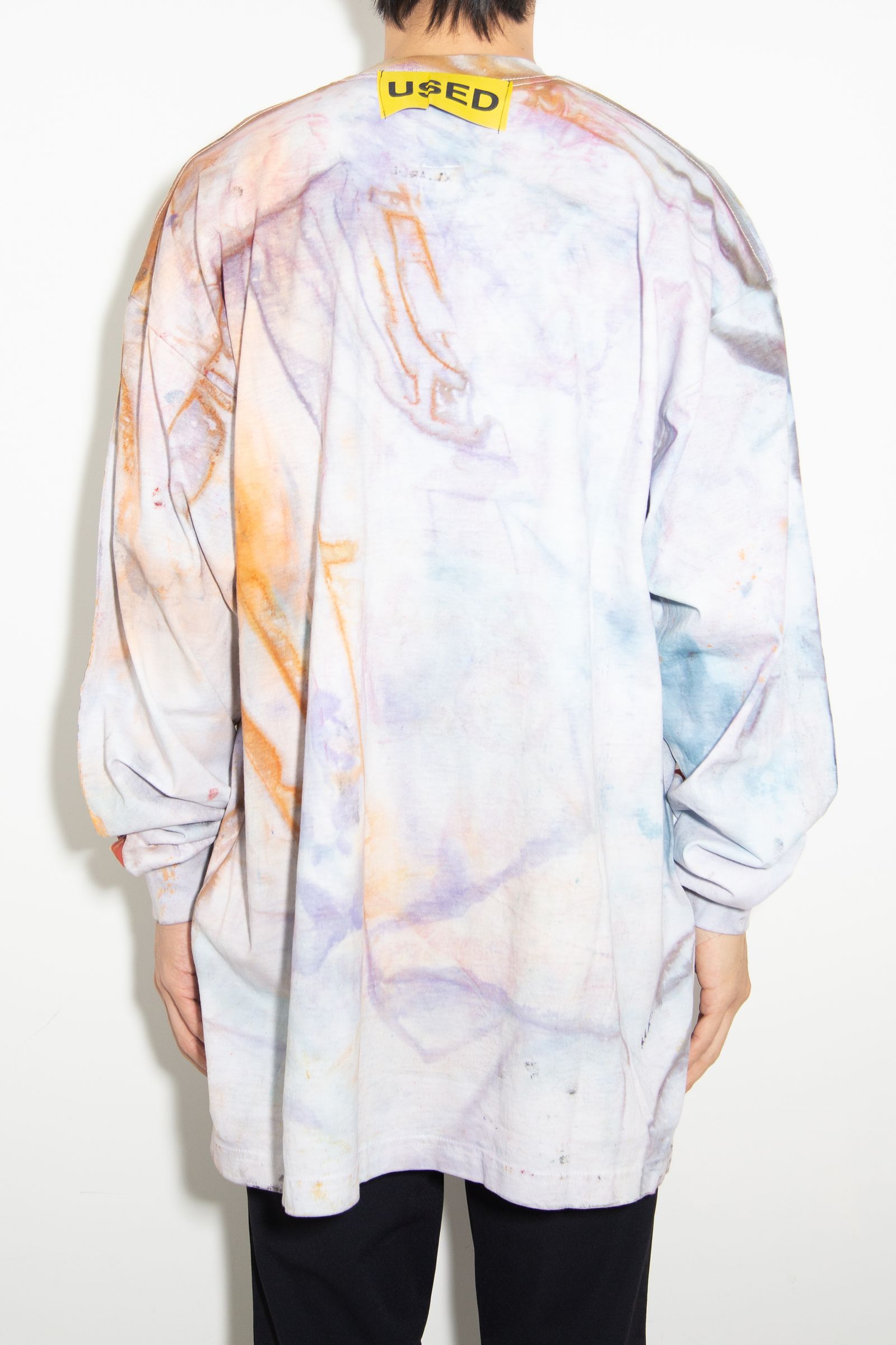 USED LS T- SHIRT  / タイダイ 3