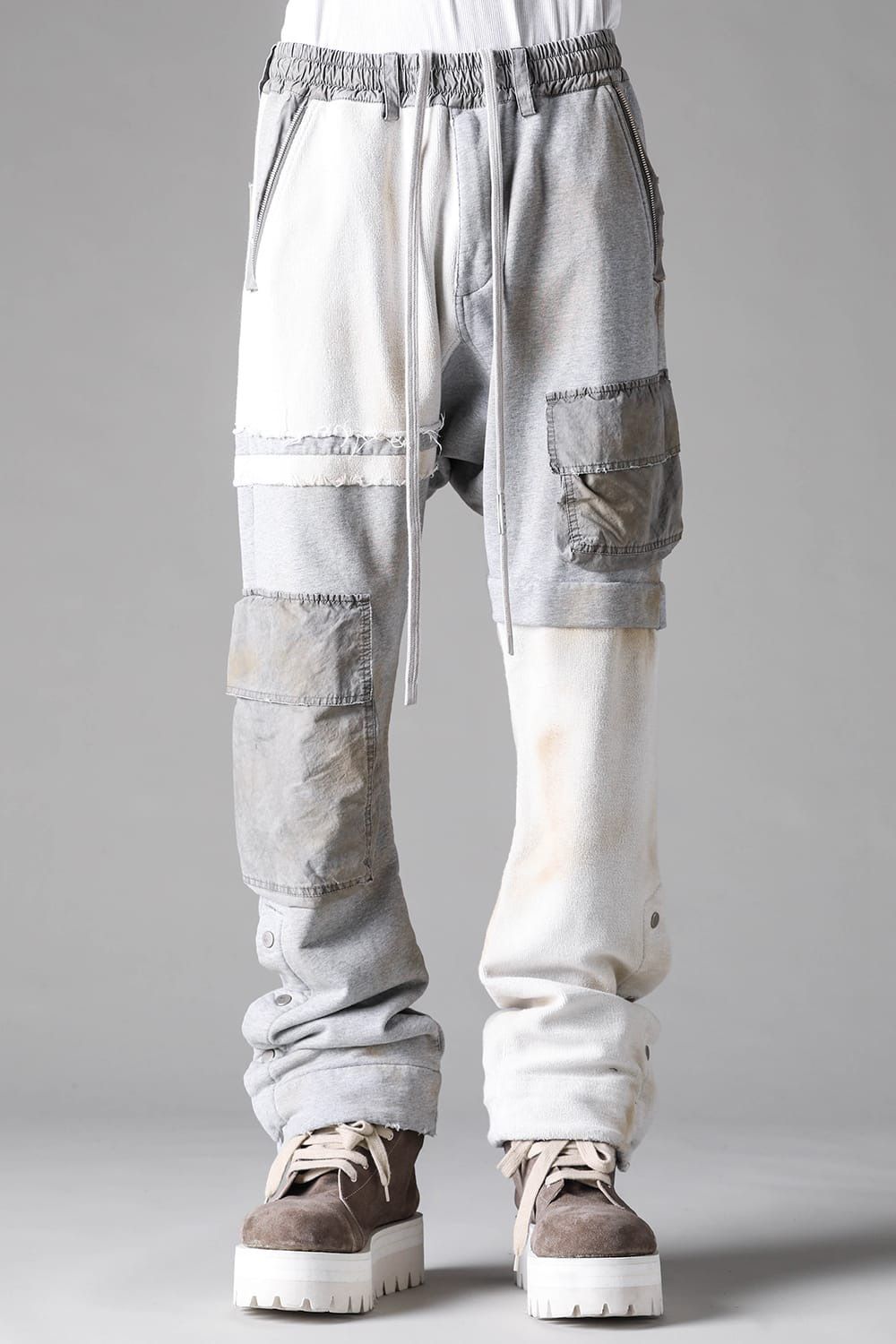 Vintage Cargo Flare Long Pants