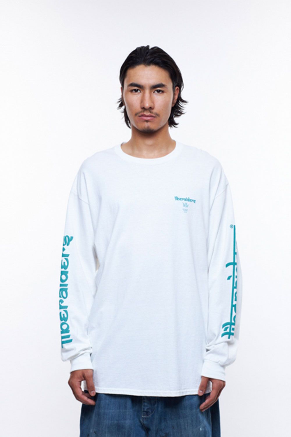 LR LOGO L/S TEE / ホワイト