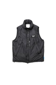MICRO RIP-STOP PUFFER VEST / ブラック