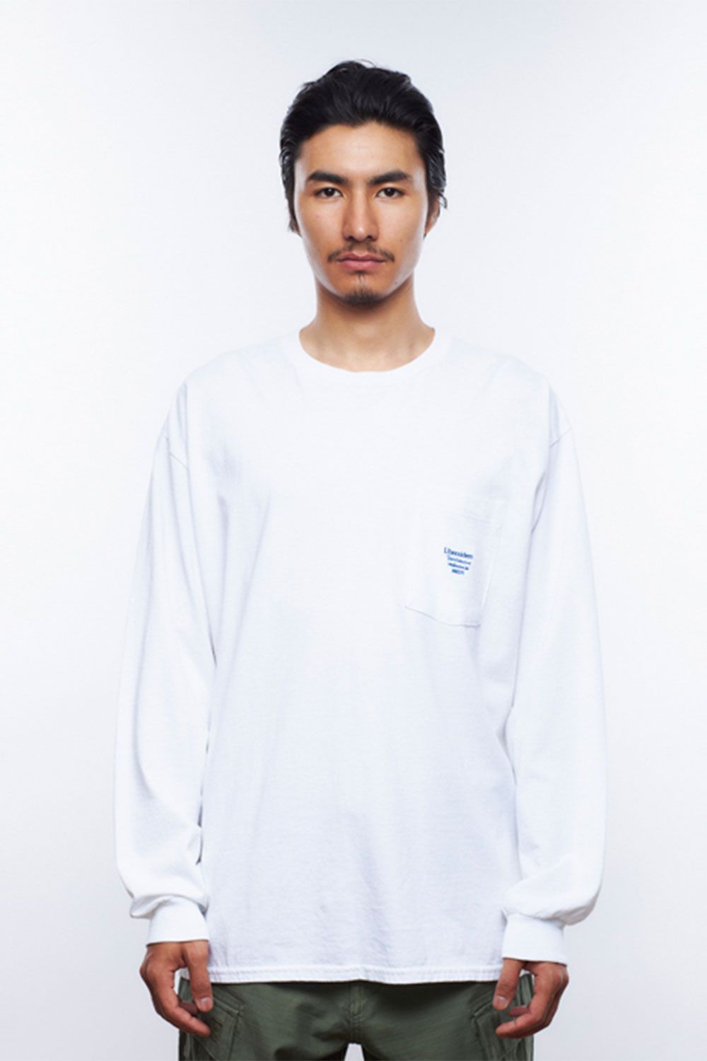 POCKET LOGO L/S TEE / ホワイト