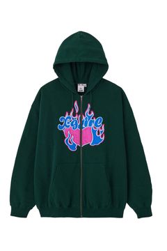 X-girl - SWEAT ZIP UP HOODIE / チャコール | Tempt