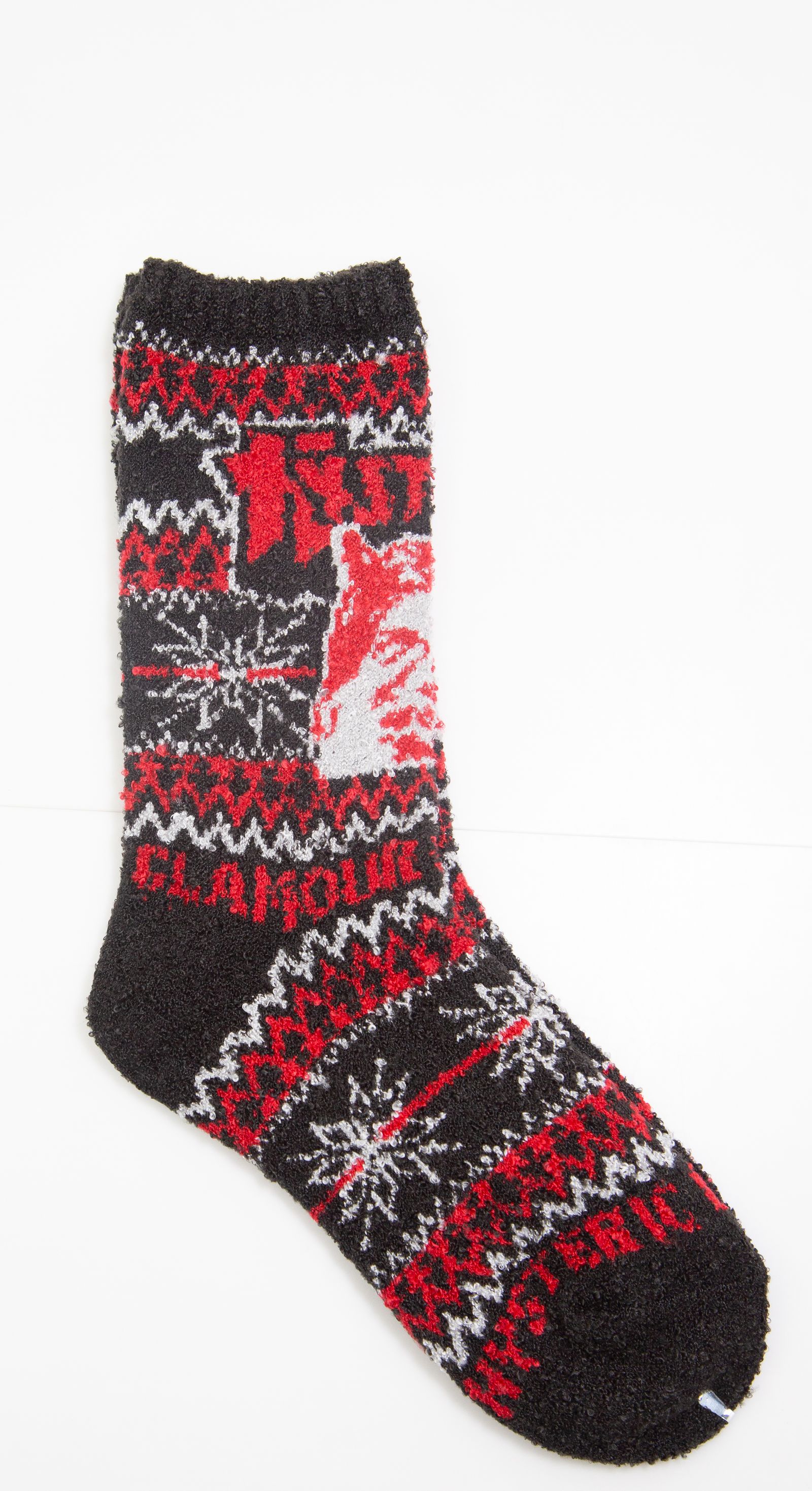 SEE NO EVIL ノルディック柄ソックス
