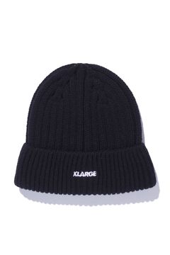 RIB KNIT CAP / ブラック
