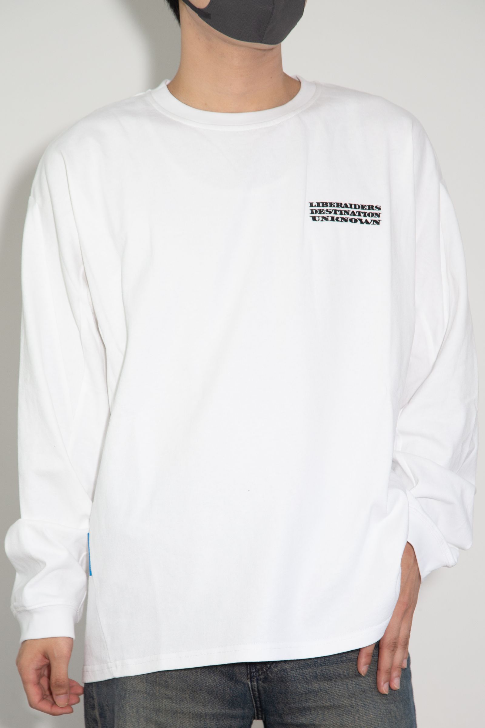 3D CUT L/S TEE / ホワイト