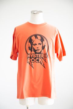HYSTERIC ROCK Tシャツ / オレンジ