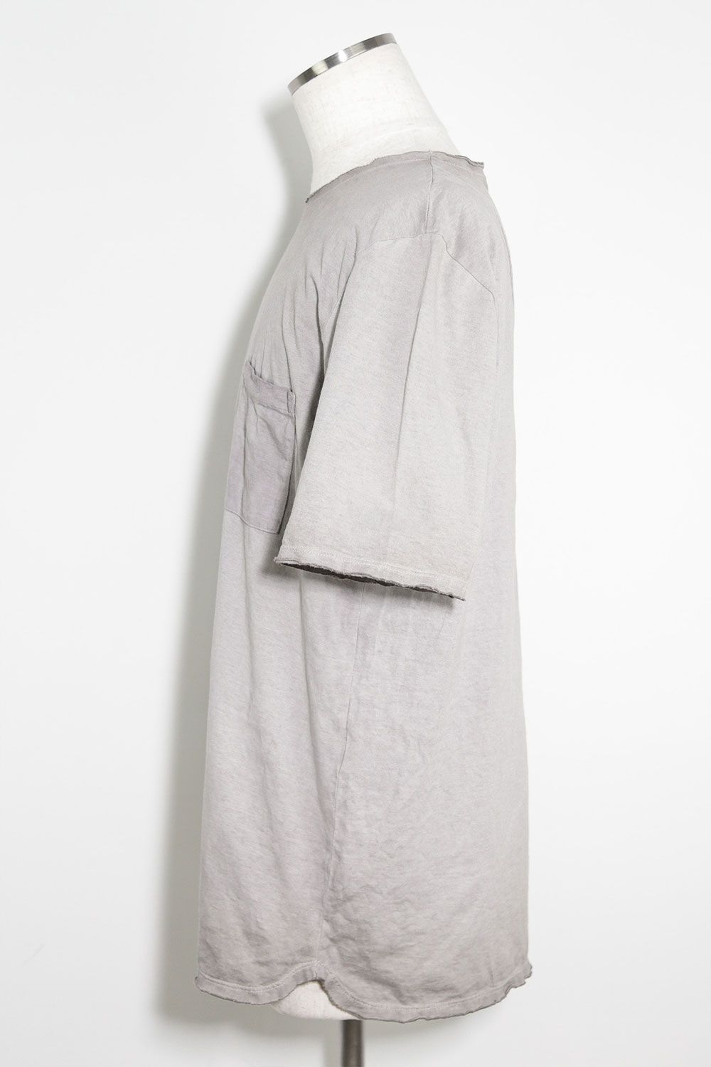 コットンオーバーサイズTシャツ / OVERSIZED T-SHIRT / ライトグレー
