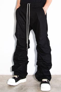 ブーツカットタックパンツ / BOOTS CUT TUCK PANTS / ブラック / ag-8060-2