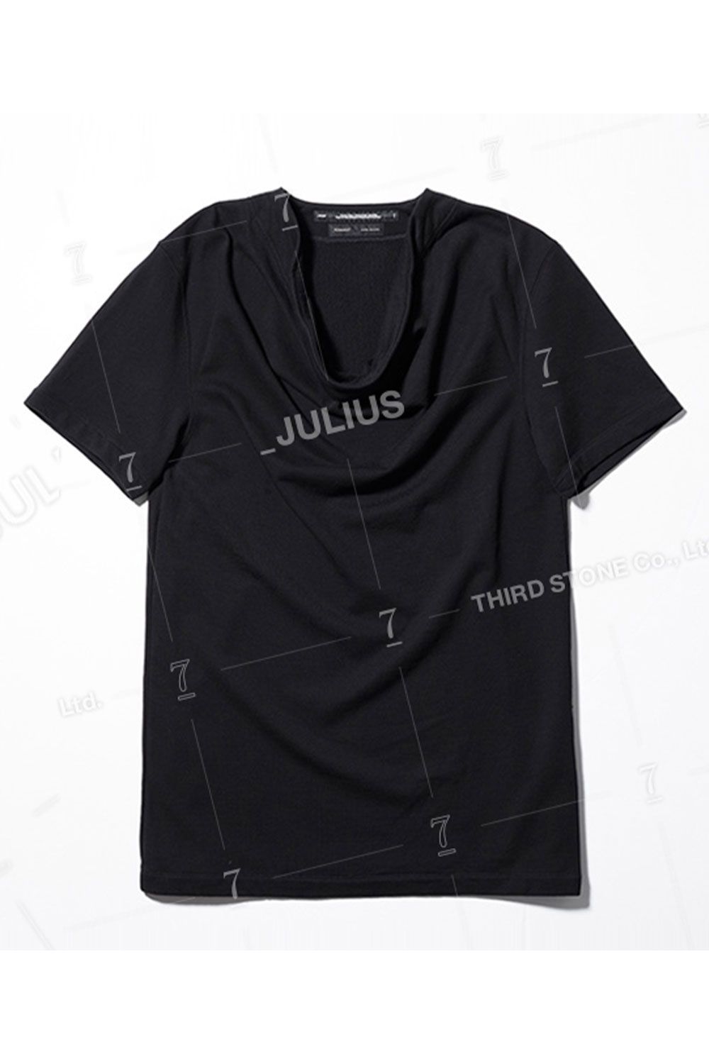 未使用☆JULIUS ユリウス　半袖　Tシャツ　ブラック Tシャツ/カットソー(半袖/袖なし) 【開店記念セール！】