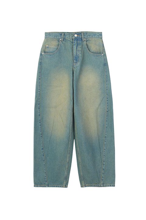 LOGO MARK STITCHED DENIM PANTS / ライトインディゴ