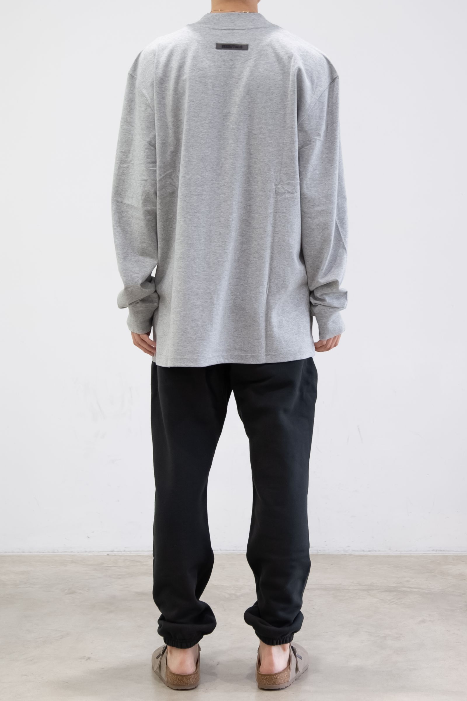 FOG ESSENTIALS - 21FW ONE POINT L/S TEE / ヘザーオートミール | Tempt