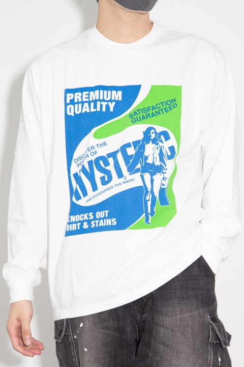 HYSTERIC DETERGENT Tシャツ / ホワイト