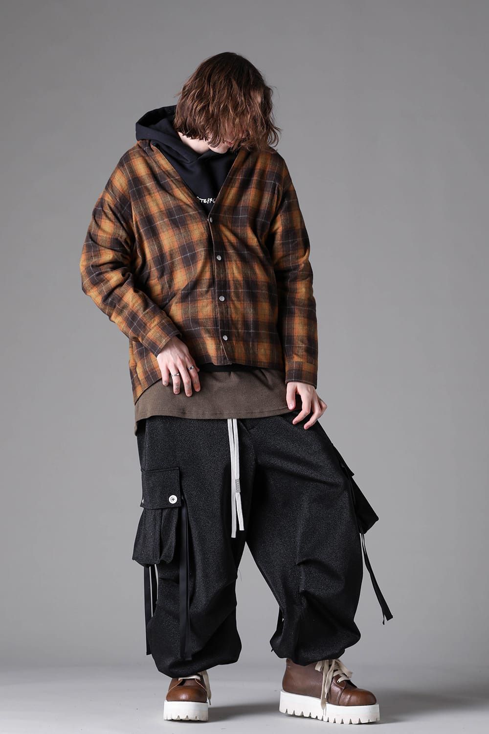 Plaid Cardigan Shirts