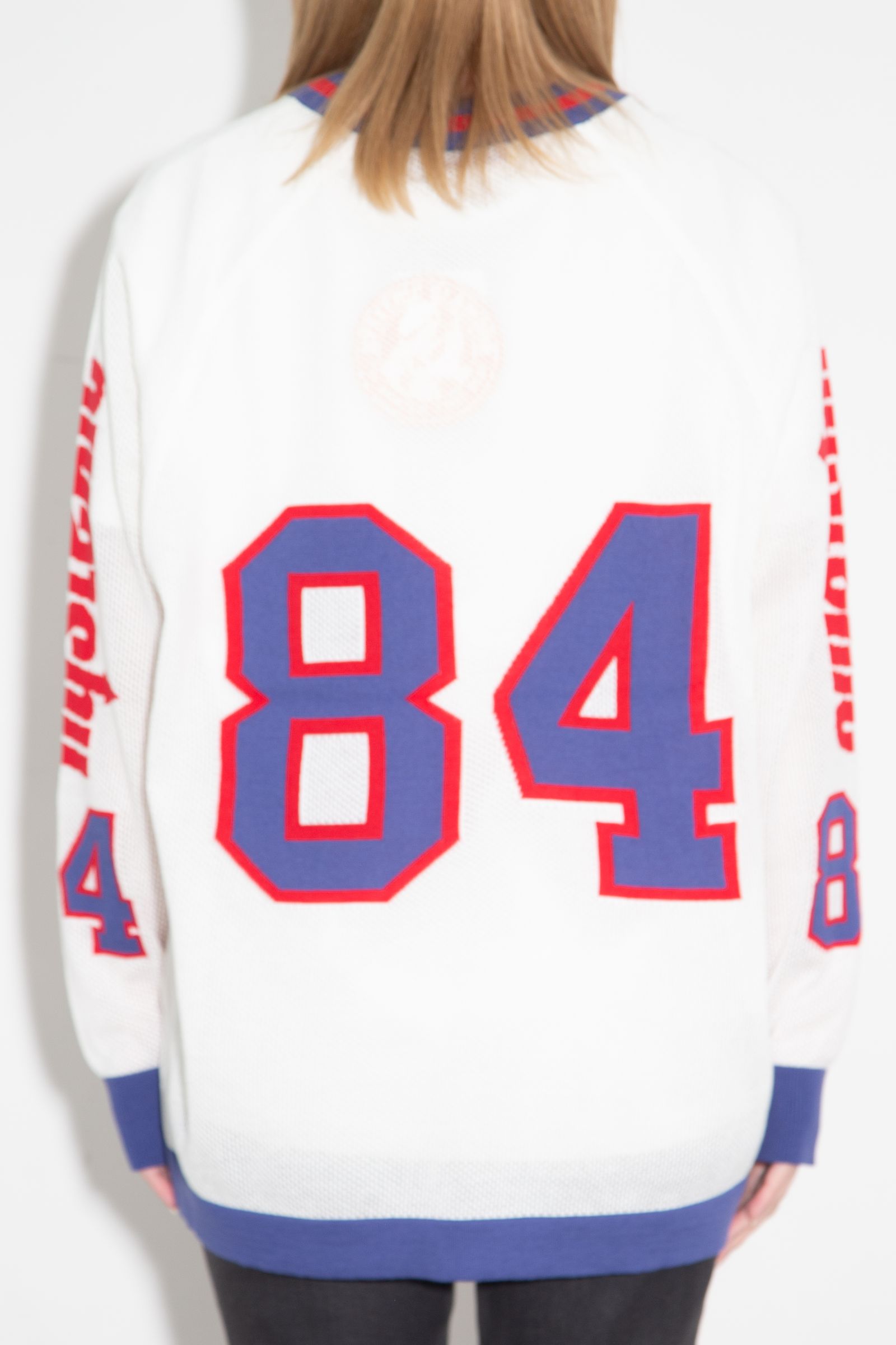 HYSTERIC84ジャカードメッシュ プルオーバー / ホワイト