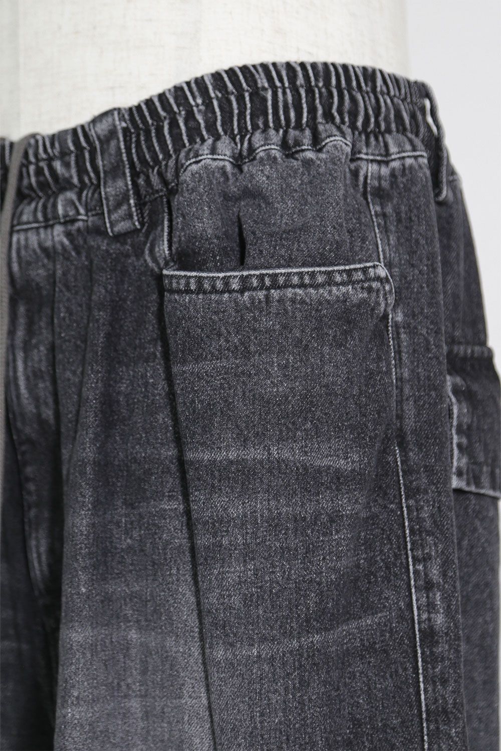 ヴィンテージデニムワイドパンツ / VintageDenim Wide Pants / ブラック / ag-8062