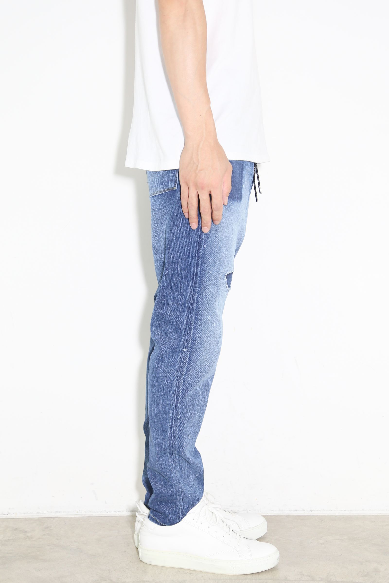 MICK DENIM JERSEY / インディゴユーズド