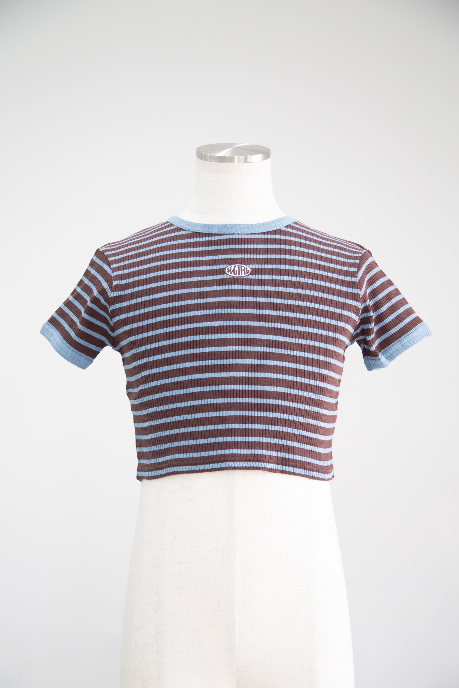 OVAL LOGO S/S TOP / ブラウン