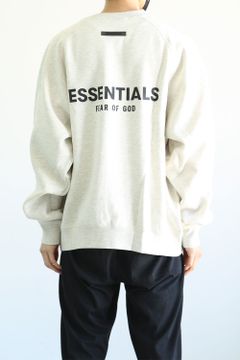 21SS BACK LOGO SWEAT (RUBBER) / ライトオートミール