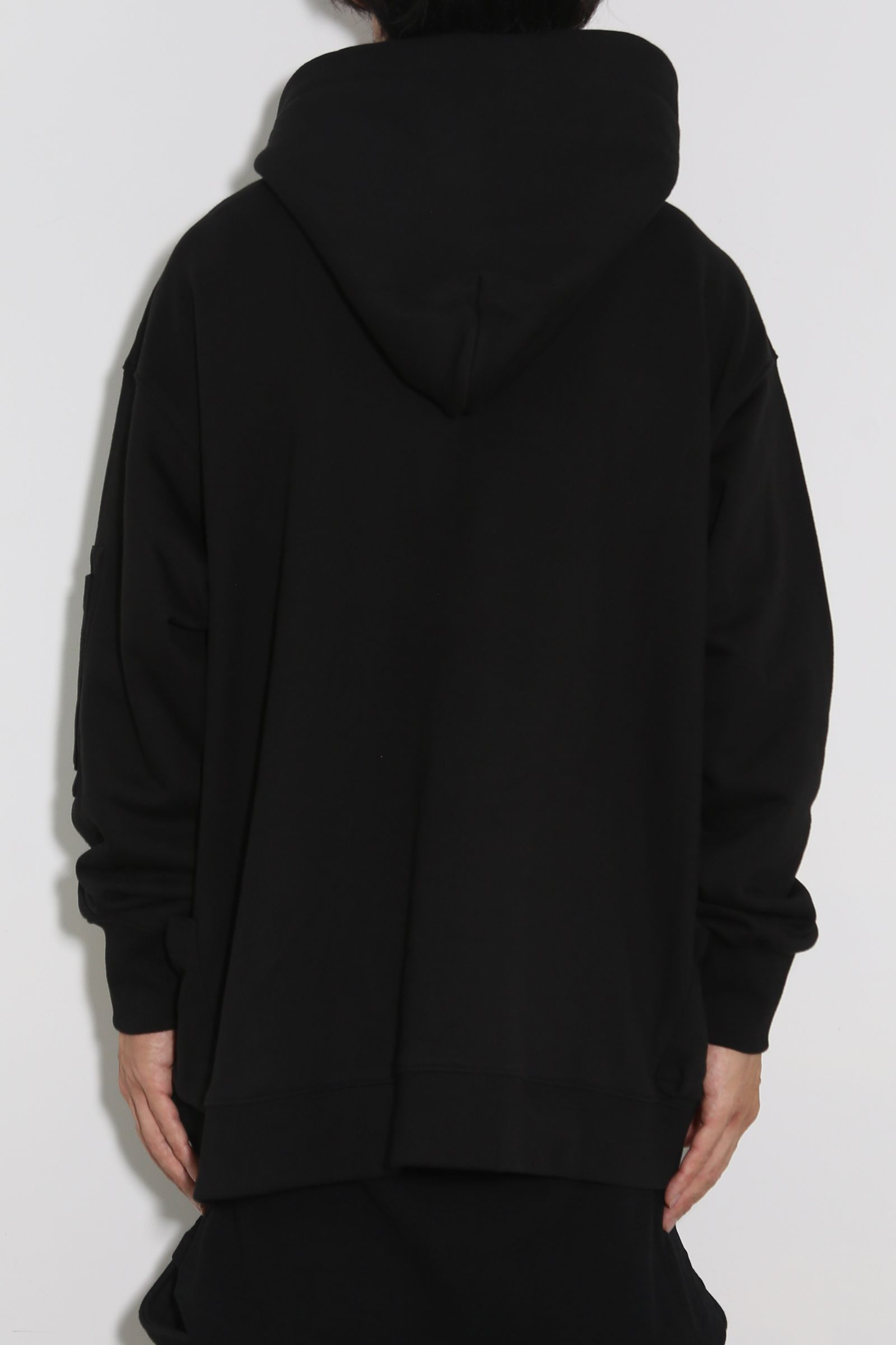 Sweat Millitary Hoodie / ブラック