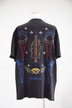 【ICECREAM】CHAINS OVERSIZED T-SHIRT / ブラック