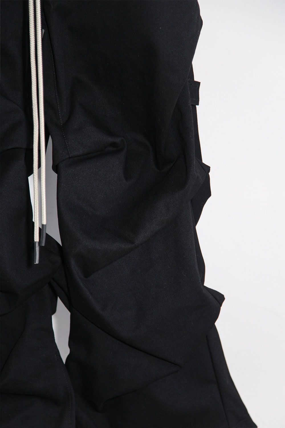 デニムタックワイドパンツ / Denim Tuck Wide Pants / ブラック / ag-10080-3