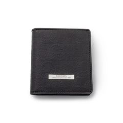 Vine Pattern Mini Fold Wallet / ブラック