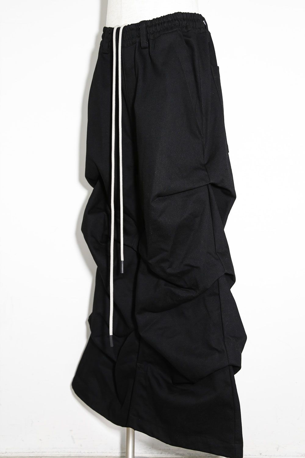デニムタックワイドパンツ / Denim Tuck Wide Pants / ブラック