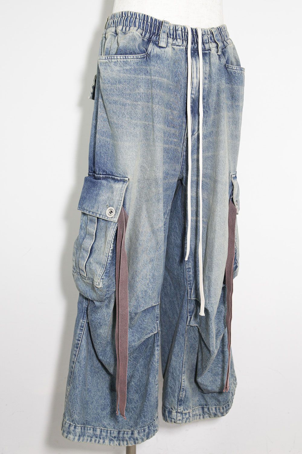 ヴィンテージデニムワイドパンツ / VintageDenim Wide Pants / ブルー / ag-8062