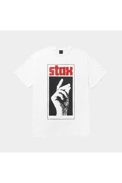 HUF X STAX SNAP TEE / ホワイト