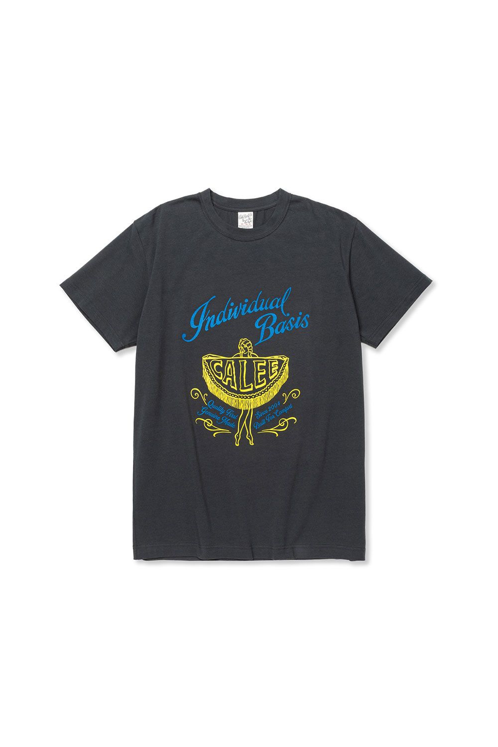 [ラスト1点 サイズM] STRETCH SYNDICATE RETRO GIAL TEE / チャコール