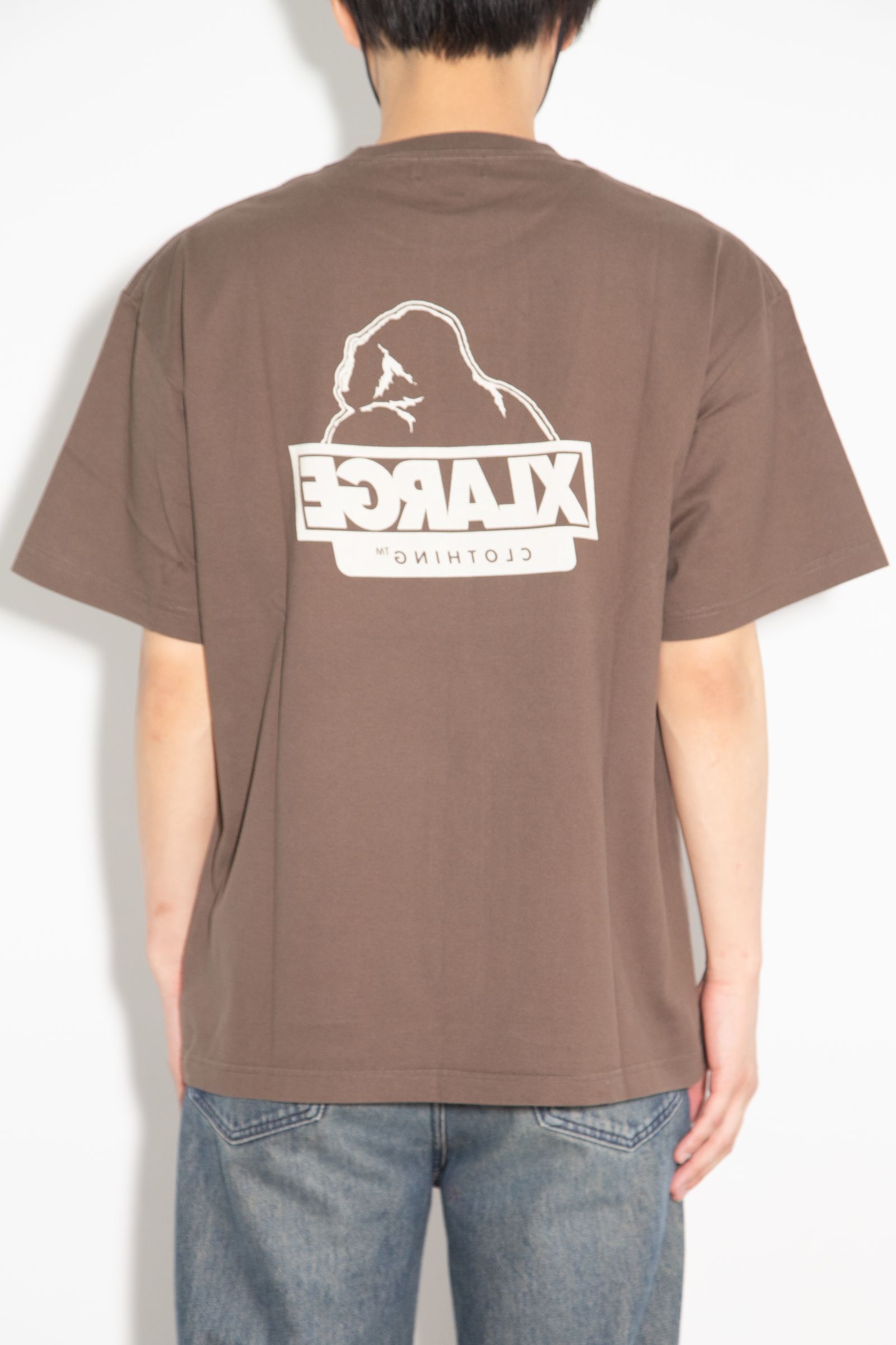 ［ラスト1点 サイズL］BACKSIDE OG S/S TEE / ブラウン